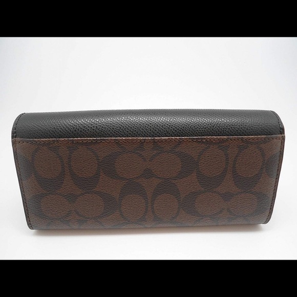 Coach Signature PVC Slim Envelope Wallet - Picture 5 of 7